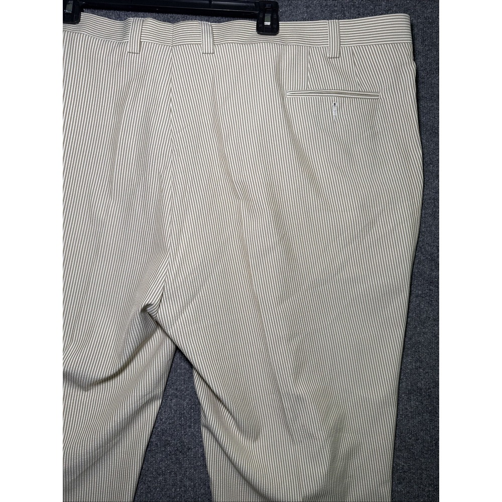 Lauren Ralph Lauren Men's Dress Pants Tan Striped Size 50w x 34l - Picture 7 of 9
